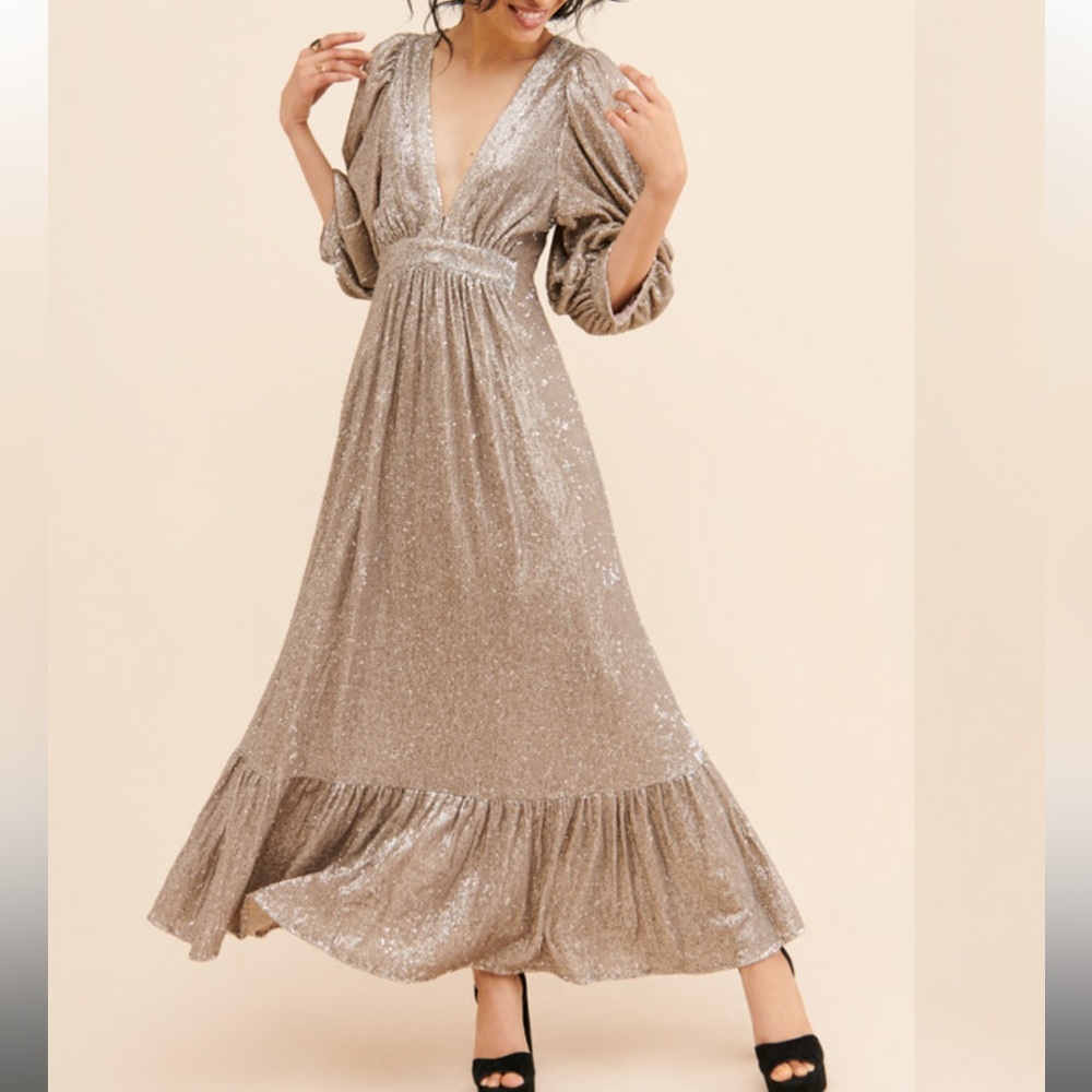 Saltwater Luxe Sequin Maxi Dress